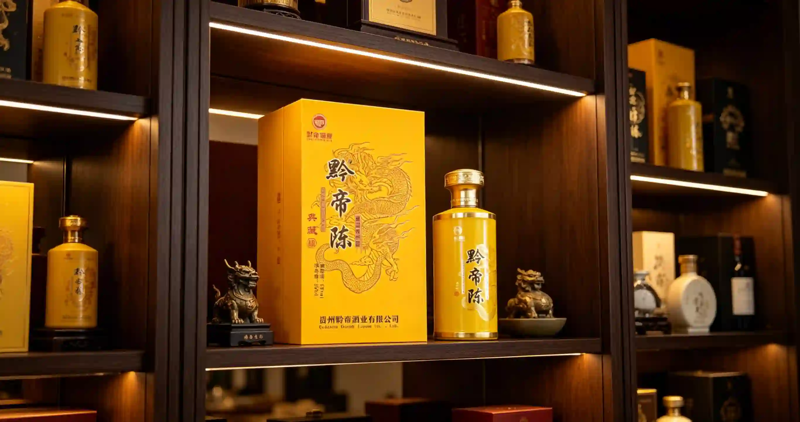 黔帝典藏酱香型白酒品鉴场景