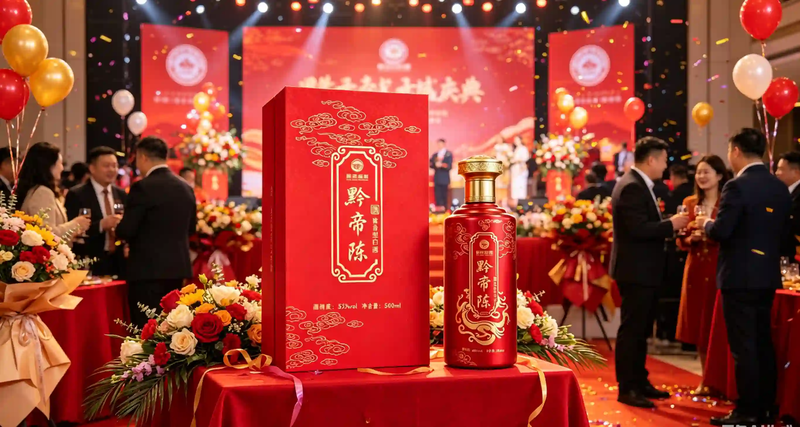 黔帝经典酱香型白酒品鉴场景