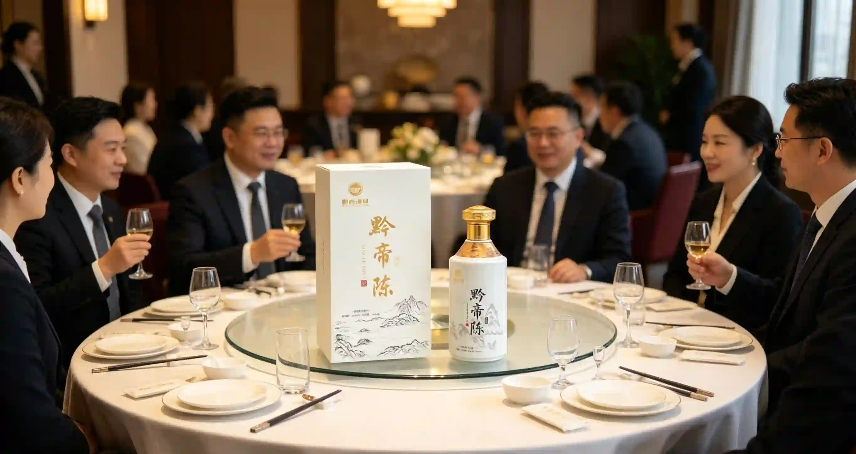 黔帝珍品酱香型白酒品鉴场景