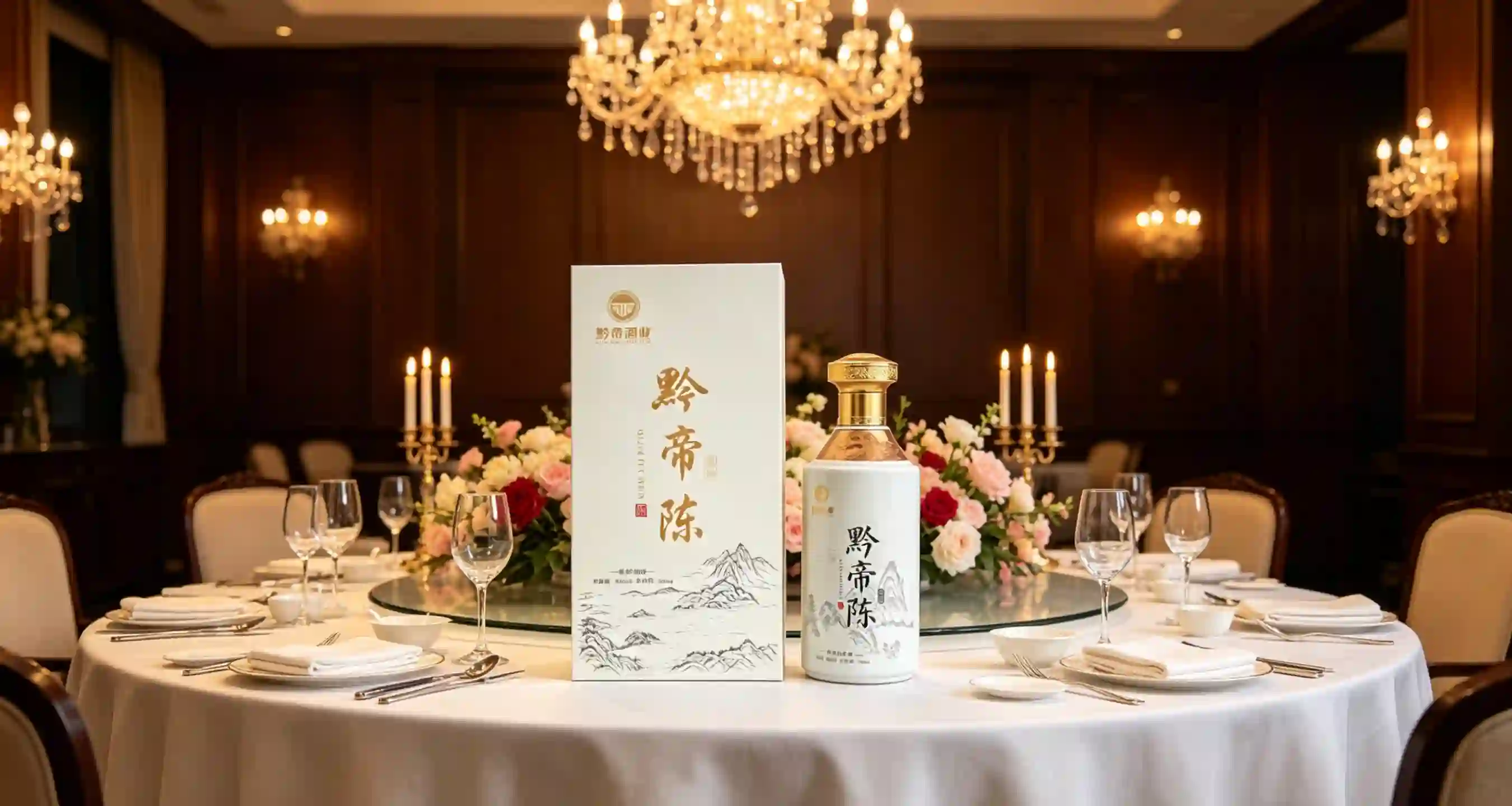 黔帝珍品酱香型白酒品鉴场景