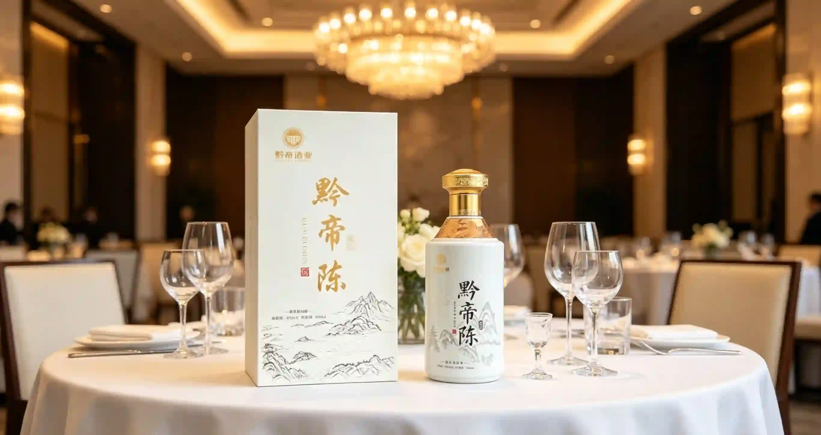 黔帝珍品酱香型白酒品鉴场景